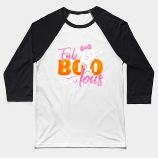 Halloween FaBOOlous Ghost Baseball T-Shirt